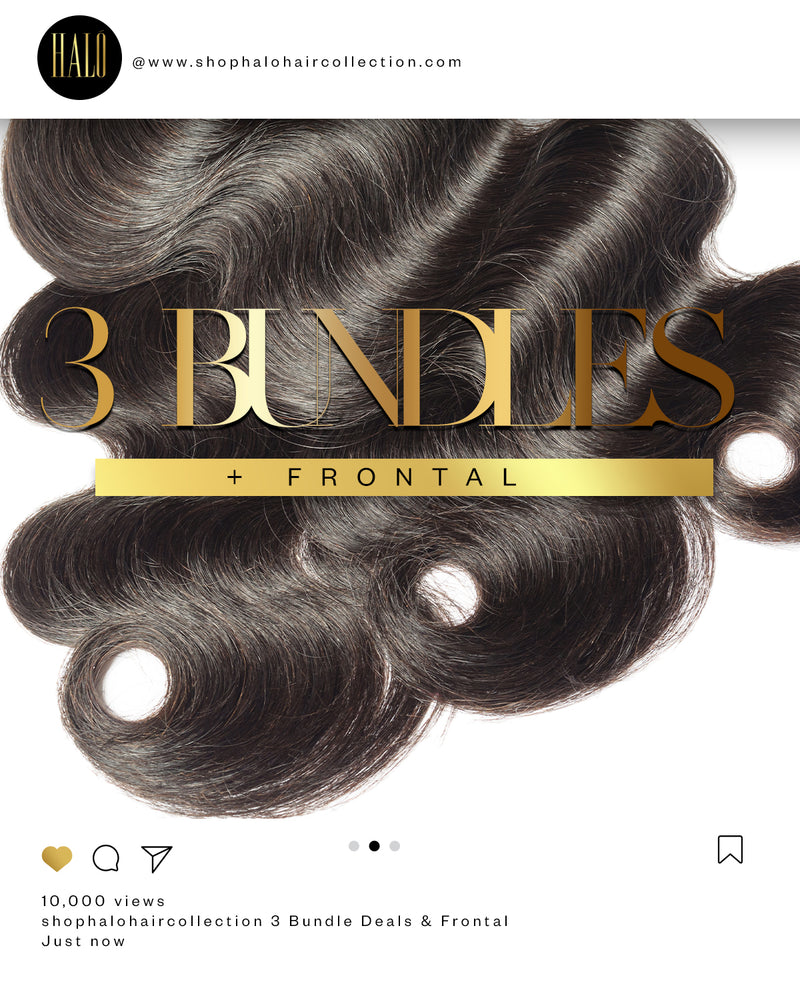 Halo 3 Bundle Deal &  13x4 HD Lace Frontal